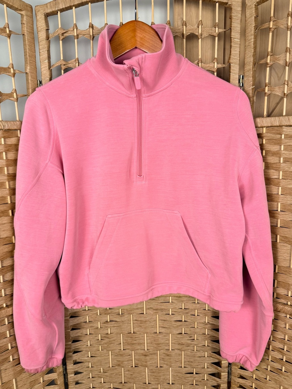 lululemon Brushed Softstreme Half Zip Size 4